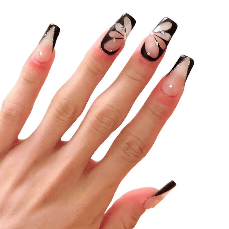 Monquice Butterfly French Press On Nails - 3