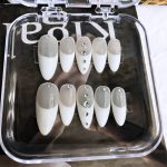 Monquice Creamy White French Press On Nails With Charms - 2