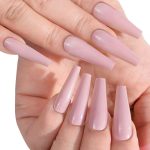 Monquice Light Pink Coffin Press On Nails - 2